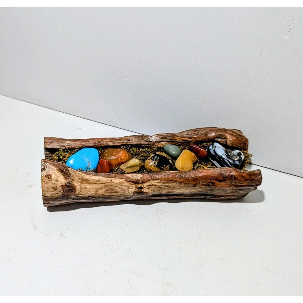 Wild Grape Hollow Vine Fairy garden or Gemstone Display. 9